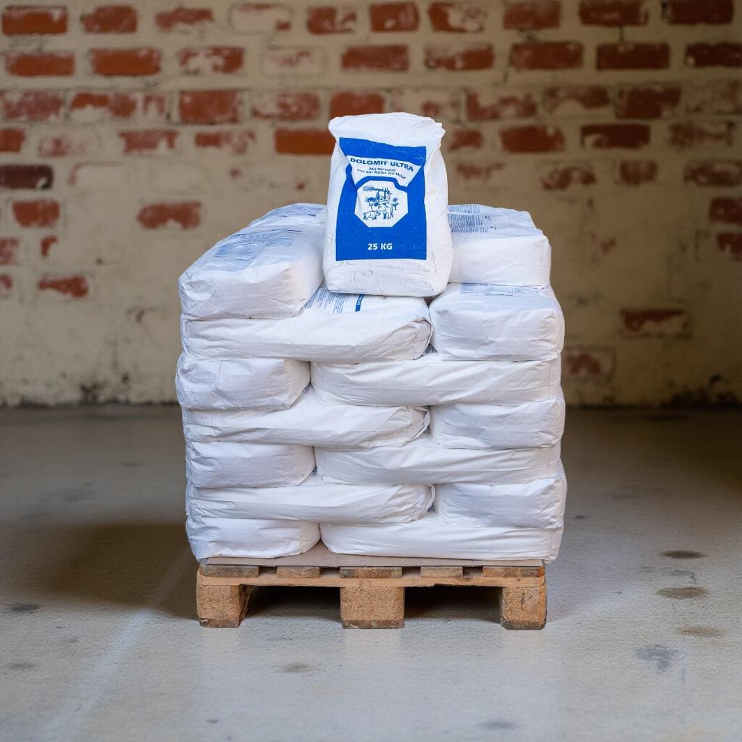 Dolomit-Ultra In Säcken Auf Palette