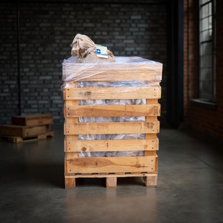 Salze 7 Naturreines-Kristallsalz In Gitterbox Auf Palette